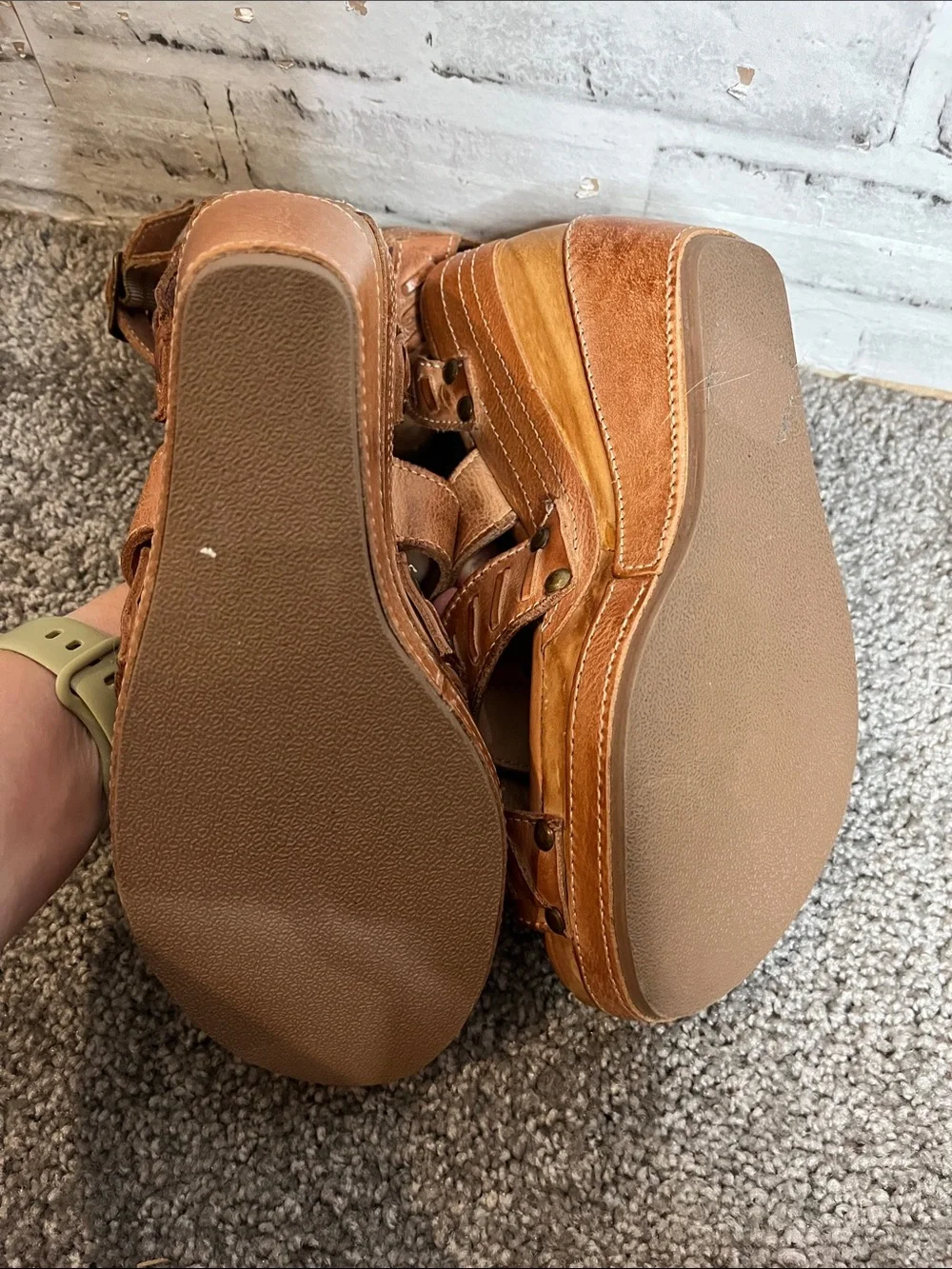 Bed Stu Kaphie leather wedges - Picture 6 of 9
